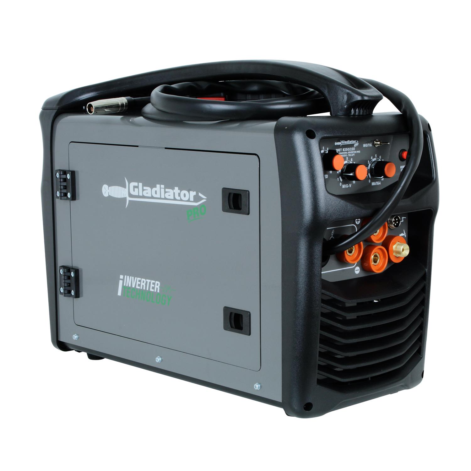 SOLDADORA INVERTER GLADIADOR MIG-ARCO TIG LIFT IMET 8250