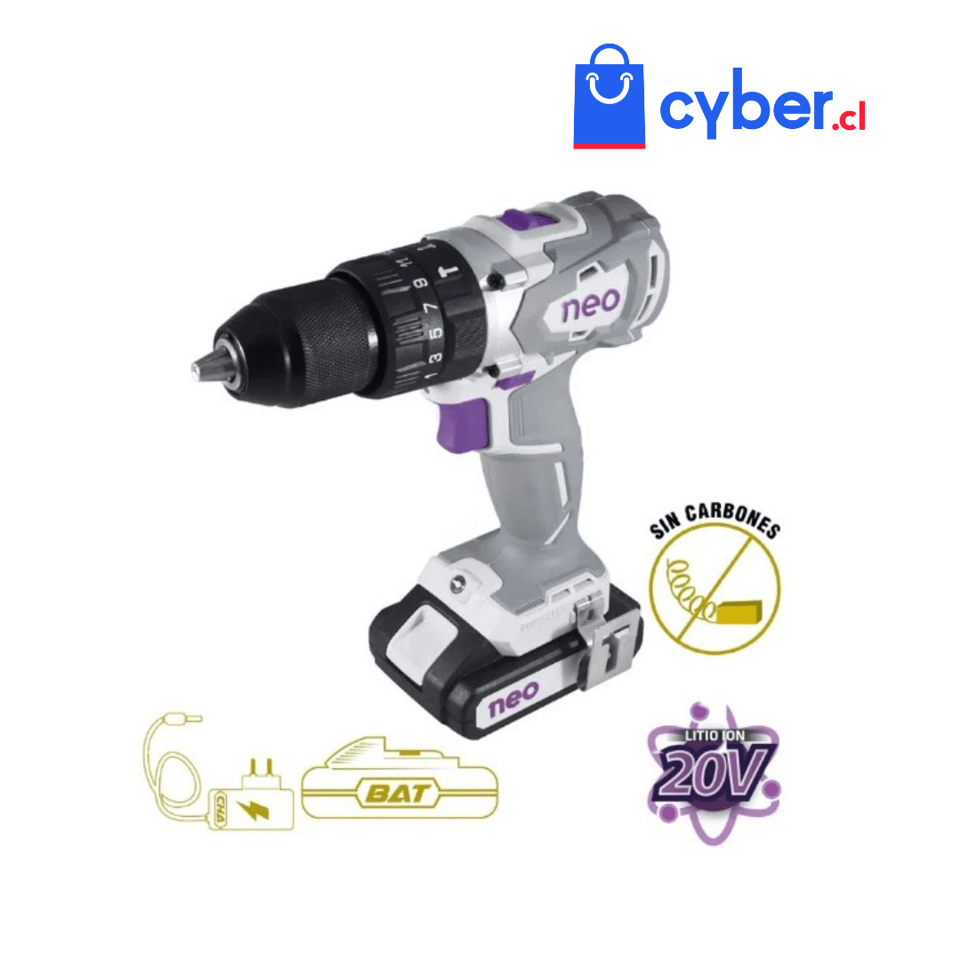 TALADRO INALAMBRICO PERCUTOR NEO TP 1013/20 C1