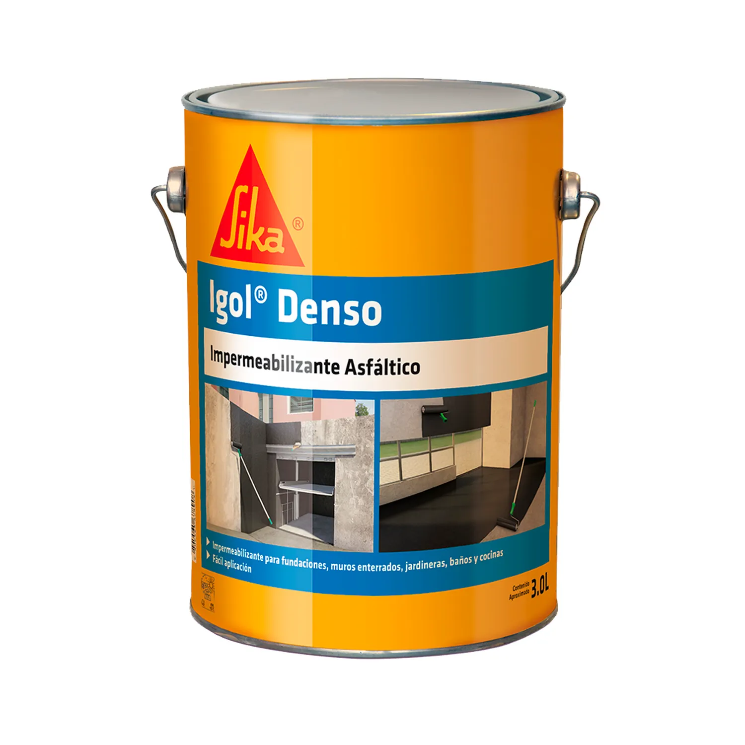 IGOL DENSO SIKA IMPERMEABILIZANTE ASFALTICO GALON