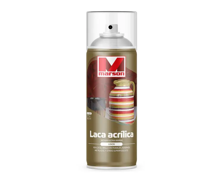 SPRAY LACA ACRILICA TRANSPARENTE MARSON 350 ML
