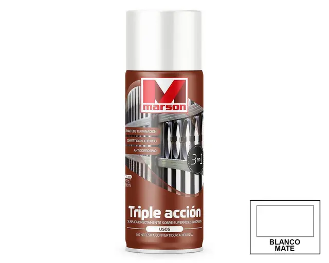 SPRAY MARSON TRIPLE ACCION BLANCO 350 ML