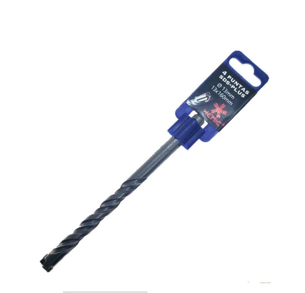 BROCA 4 PUNTAS HEMIC SDS-PLUS 13X160MM 884130160