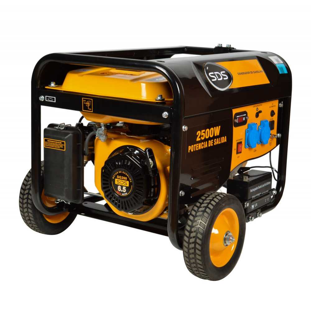 GENERADOR BENCINERO SDS SGG3500EH 220V 2.8 KW