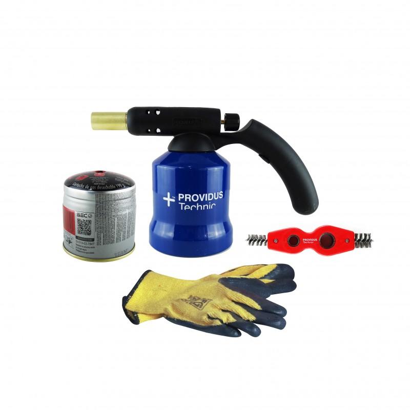 SOPLETE PROVIDUS PG300M KIT GAS + GUANTE + ESCOBILLA
