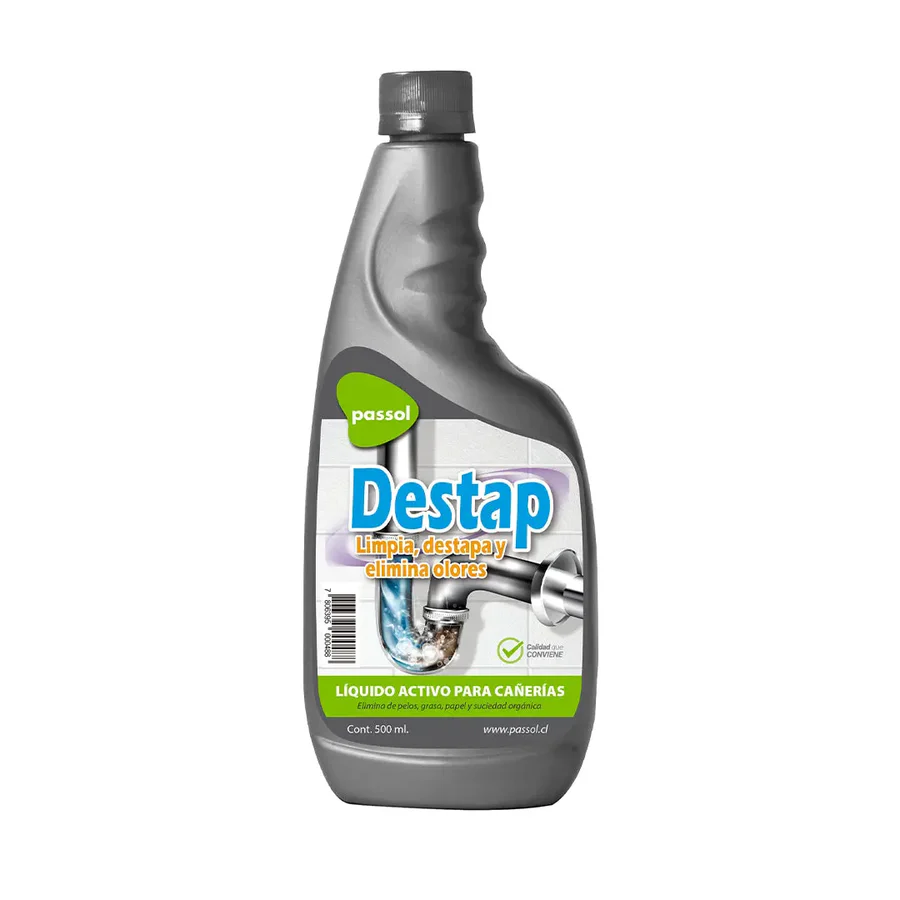 DESTAP LIMPIA-DESTAPA ELIMINA OLORES 500 ML PASSOL