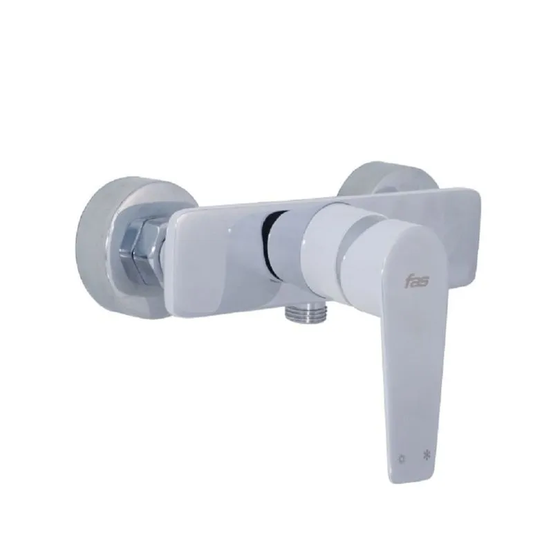 LLAVE MONOMANDO DUCHA DUO BLANCO FAS MCDDOB