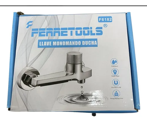 LLAVE MONOMANDO DUCHA FERRETOOLS F6182