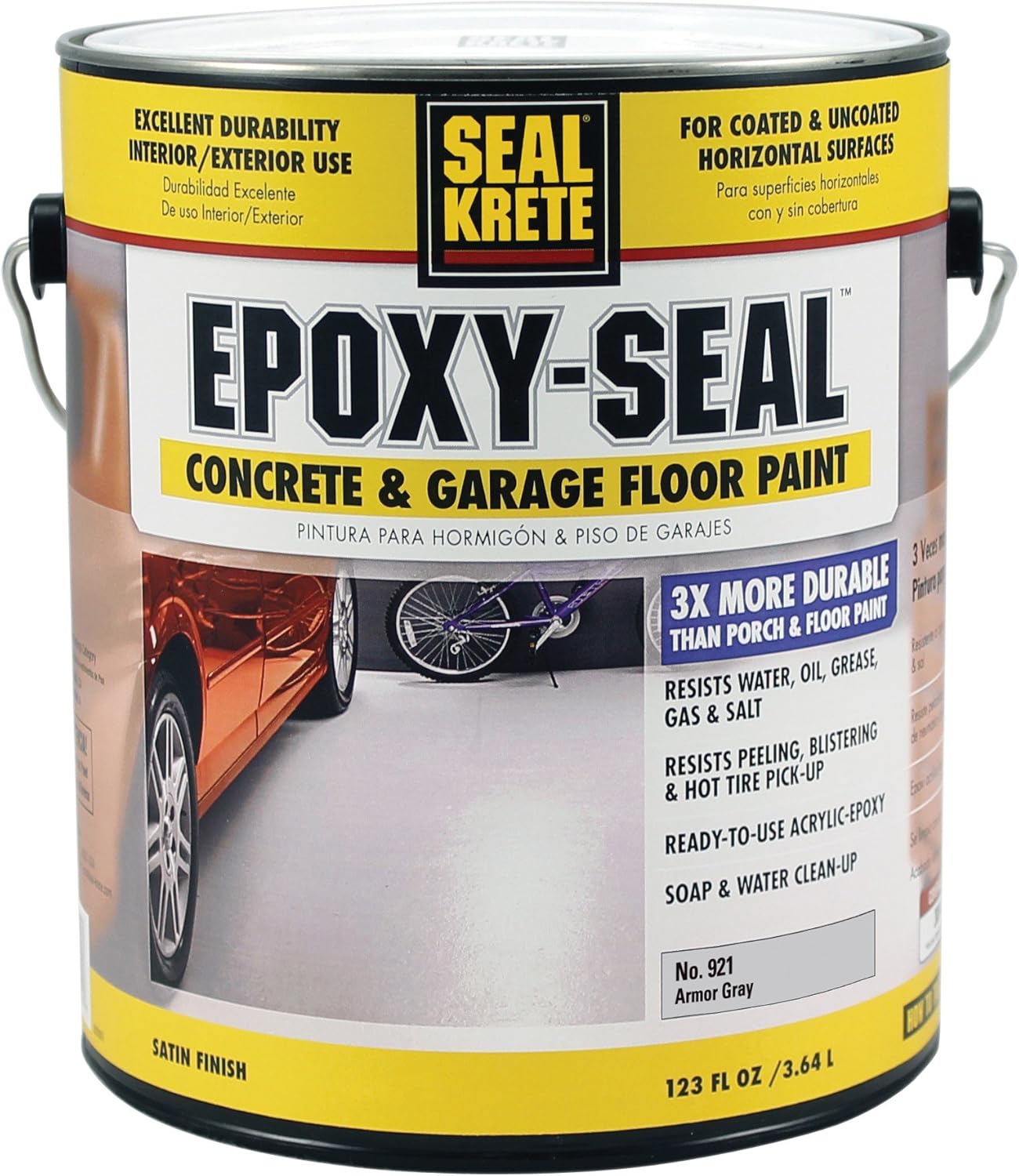 PINTURA EPOXY SEAL KRETE PISOS DE CONCRETO GRIS GALON