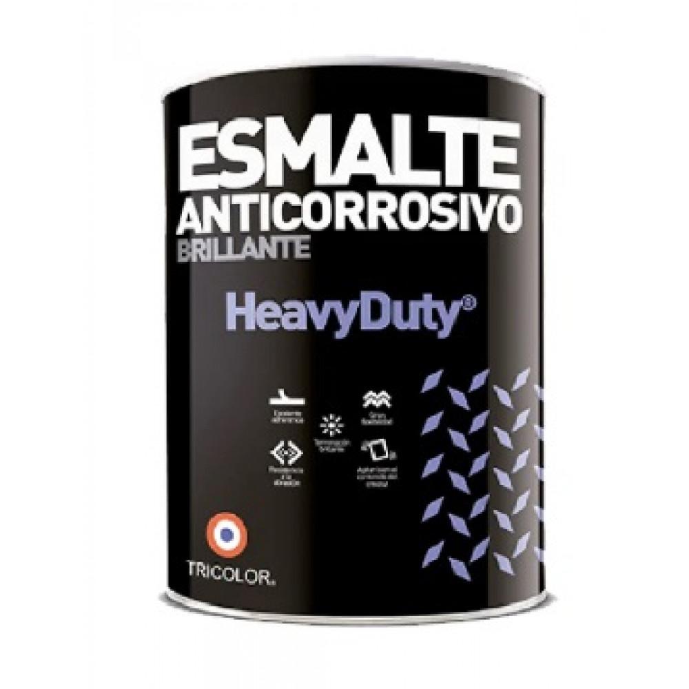 ESMALTE ANTICORROSIVO TRICOLOR HEAVY DUTY NEGRO GALON