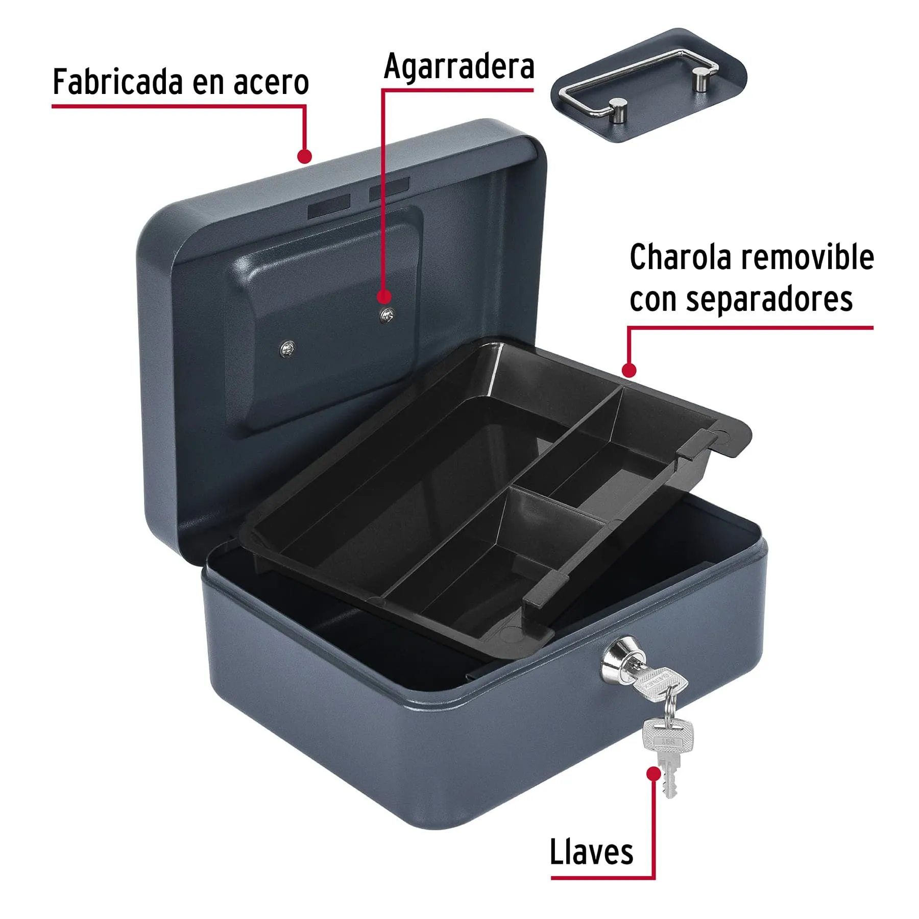 CAJA PARA DINERO HERMEX 20 CM CADI-20 43074