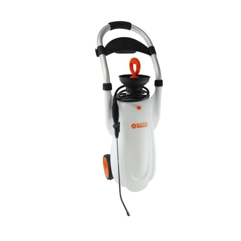 FUMIGADOR PULVERIZADOR CON RUEDAS RAYUN 12 LITROS