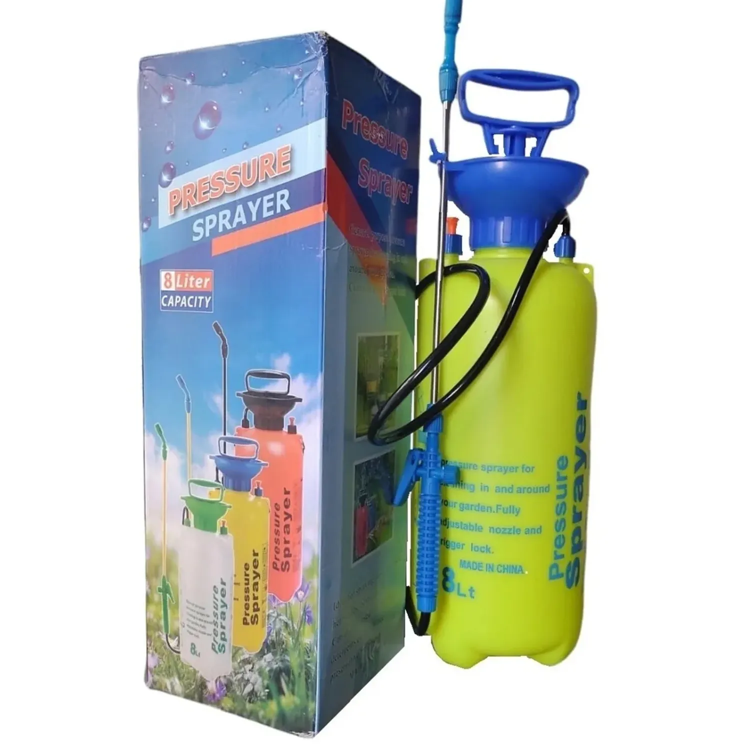 FUMIGADOR PRESSURE SPRAYER 8 LTS