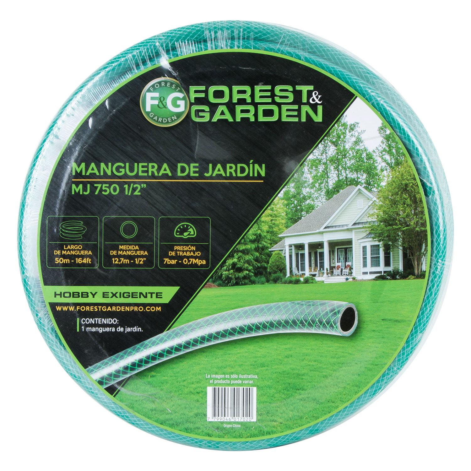 MANGUERA DE JARDIN FOREST AND GARDEN MJ 750 1/2 X 50M