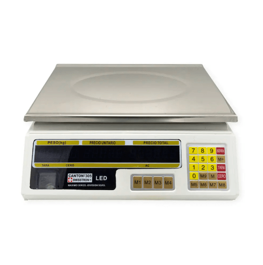 BALANZA ELECTRONICA SWSSTRON CANTON 405 40KG