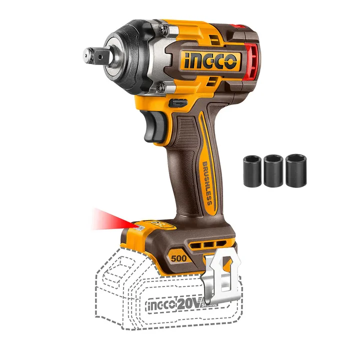 Pistola De Impacto Inalambrico Ingco 20V 1/2″ CIWLI20501