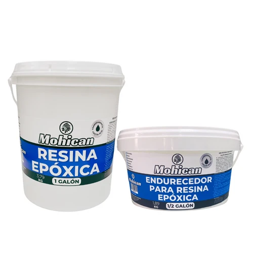 Resina Epoxica Mohican Galon + Endurecedor 1/2 Galon
