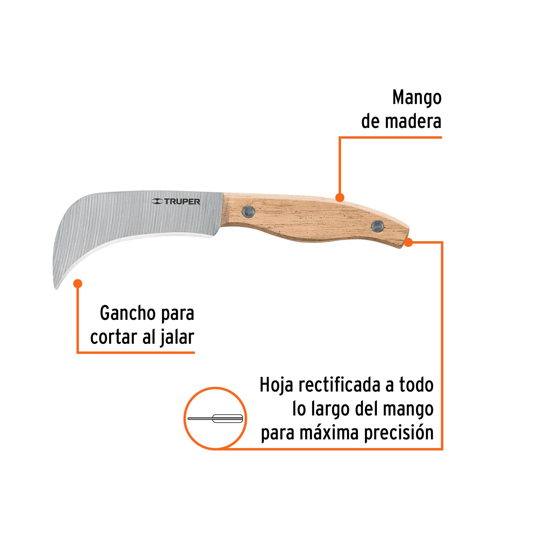Cuchillo Para Linoleo Truper 7P Cod 17002