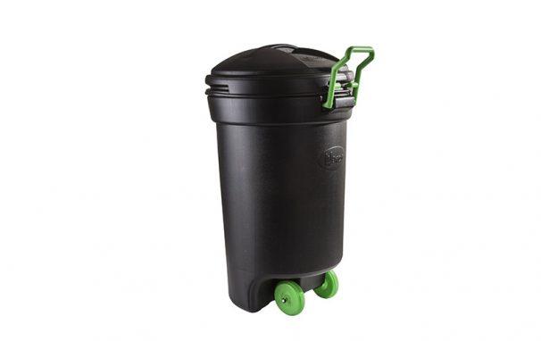 Basurero Wenco 75 Litros Manilla Y Ruedas Verde Cod 03054