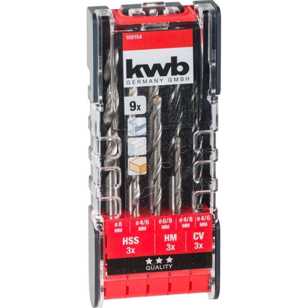 Brocas Combinadas Kwb 9 Pcs 420400
