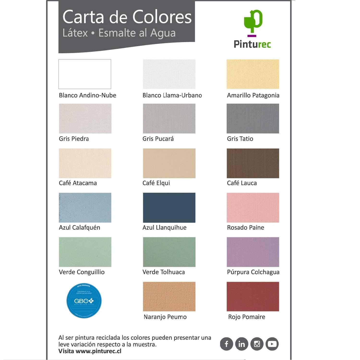 Esmalte Al Agua Reciclado Pinturec Galon