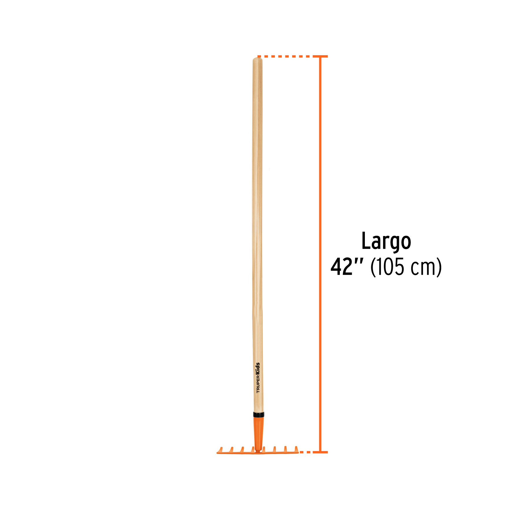 Rastrillo Truper Kids Niño 8 Dientes 17895