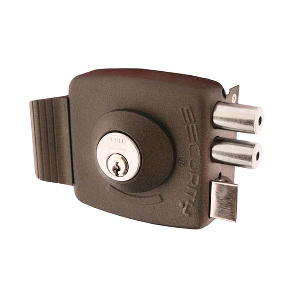 Cerradura Sobreponer Acceso Principal Poli 136441 Platinum