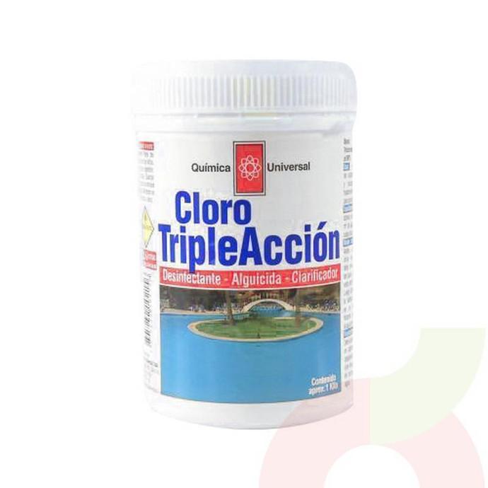 Cloro Pastillas Triple Accion Quimica Universal 1 Kilo