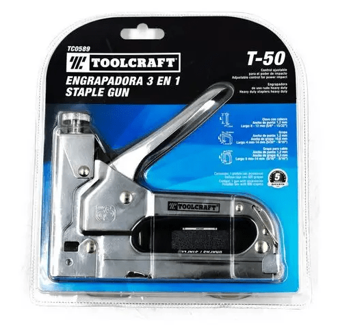 Engrapadora 3 En 1 Stable Gun Toolcraft TC0589 T-50