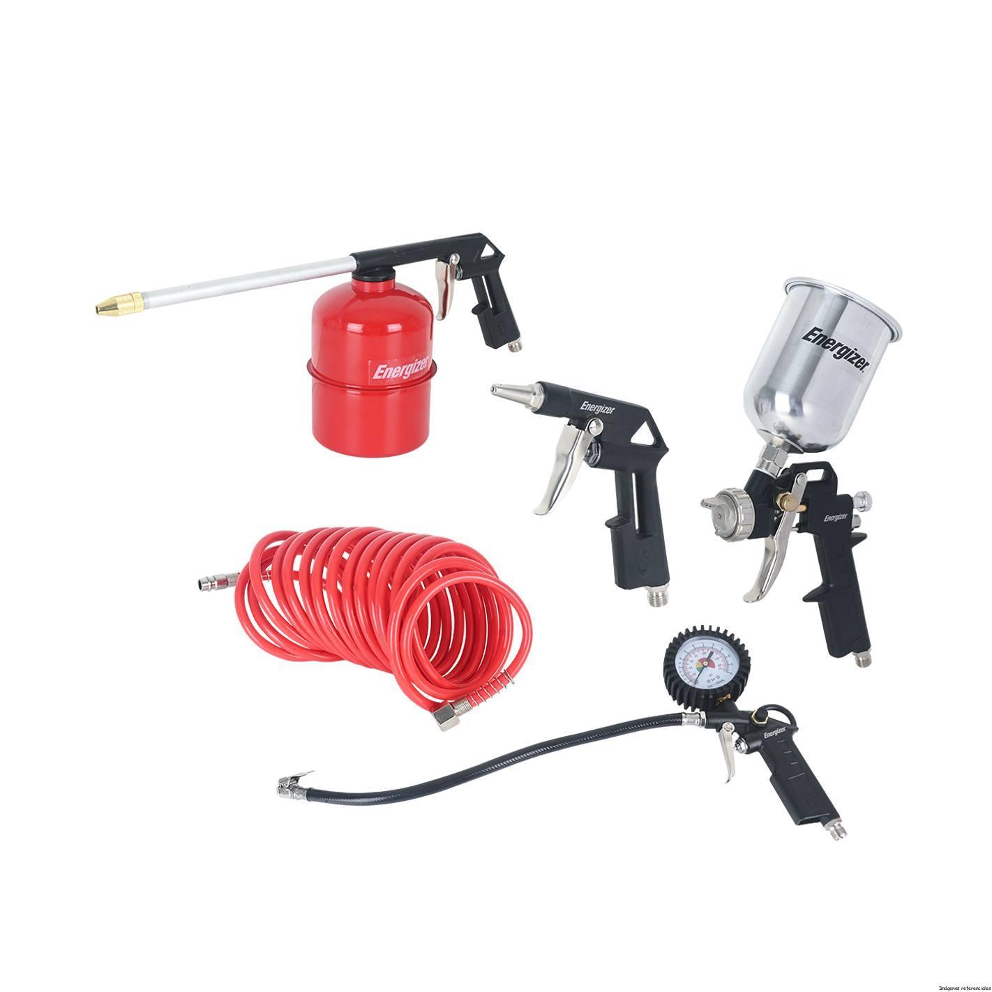 Kit Pistola De Pintar Energizer 5 Pcs EZ5KIT 058464