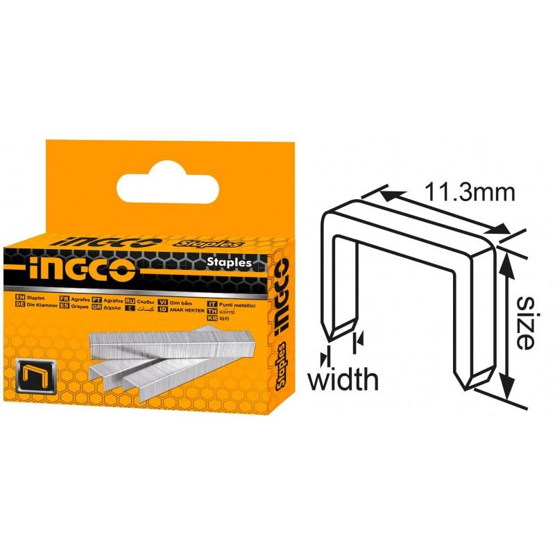 Corchete Ingco 10×11.3×1.20 Mm STS0210