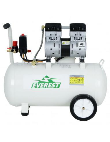 Compresor Everest Sin Aceite Silencioso 1.05 HP 40L