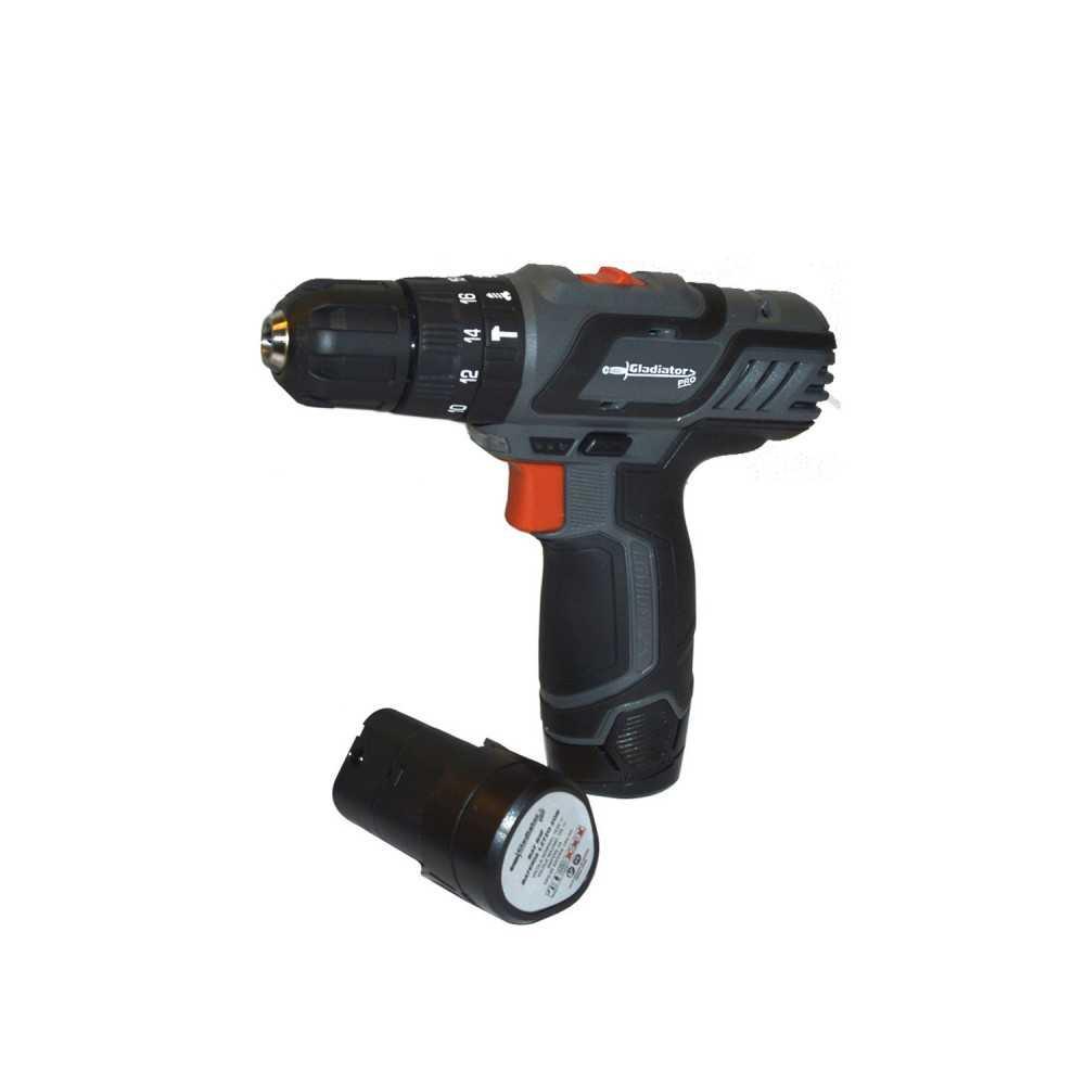 Taladro Percutor Inalambrico Gladiator 12V TP810/12K2