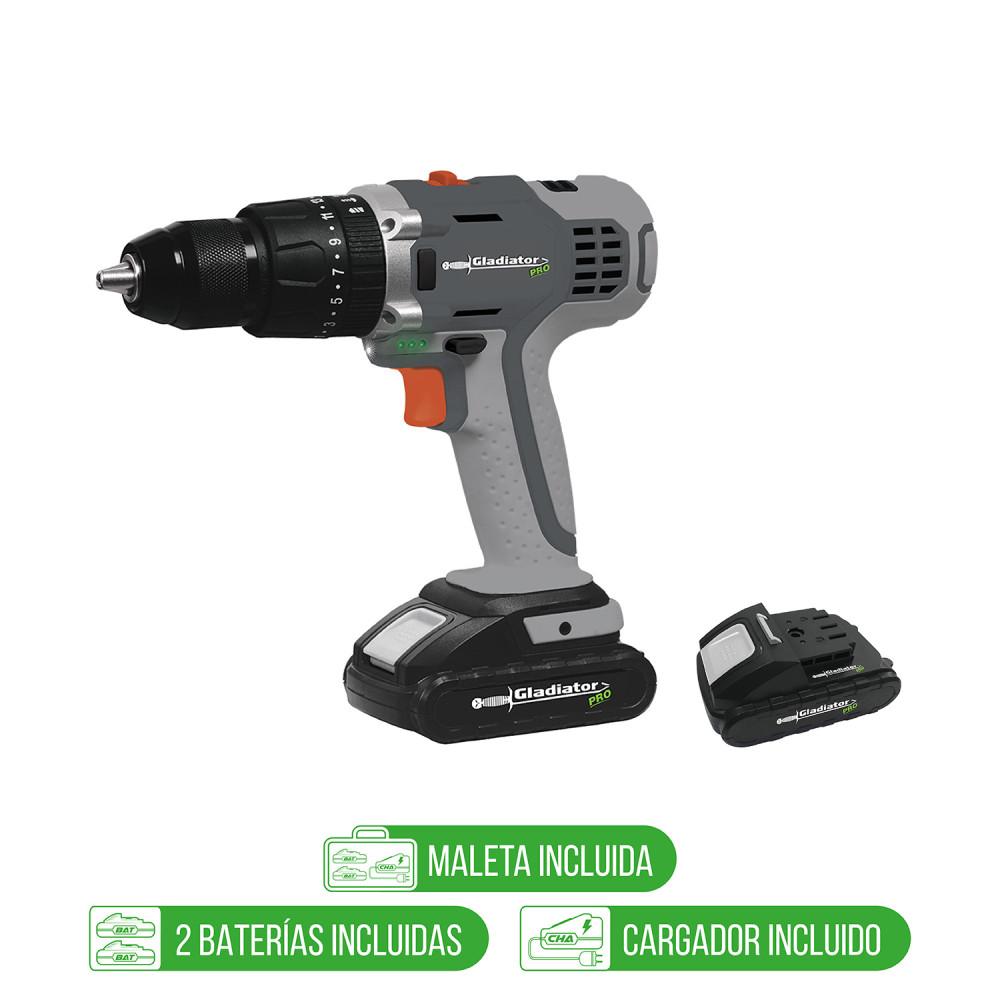 Taladro Percutor Recargable Gladiator 2 Bat TP 813/18