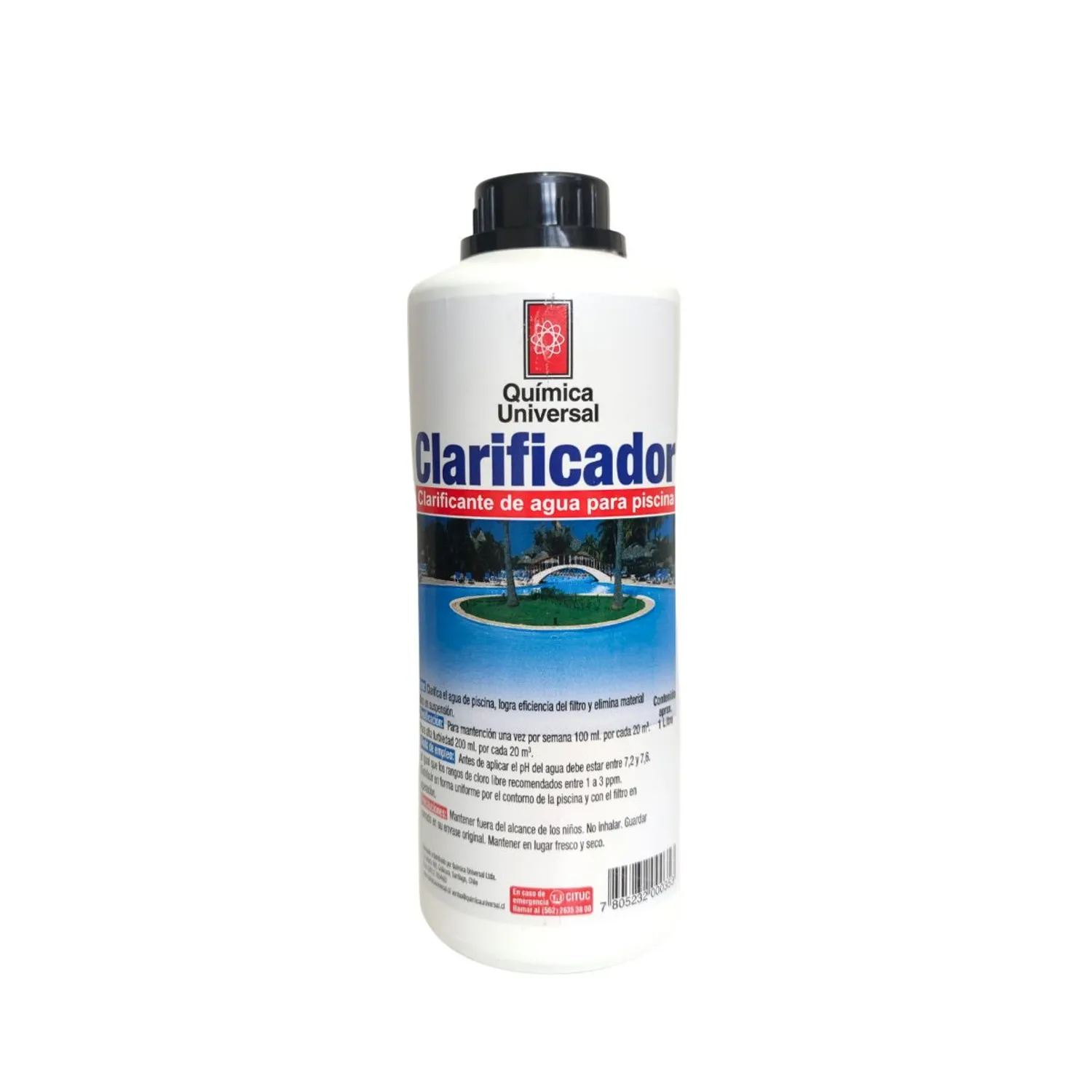 Clarificante Piscina Quimica Universal 1 Litro