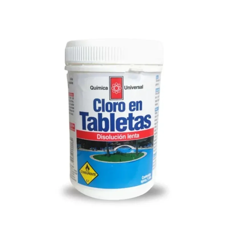 Cloro En Tabletas Quimica Universal 1 Kilo