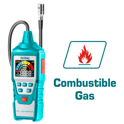 Detector Digital De Gases Total 0-9999 PPM TETGA01