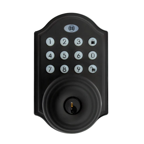 Cerradura Digital Odis Colonial Pomo 5500 Negro CEP0001463