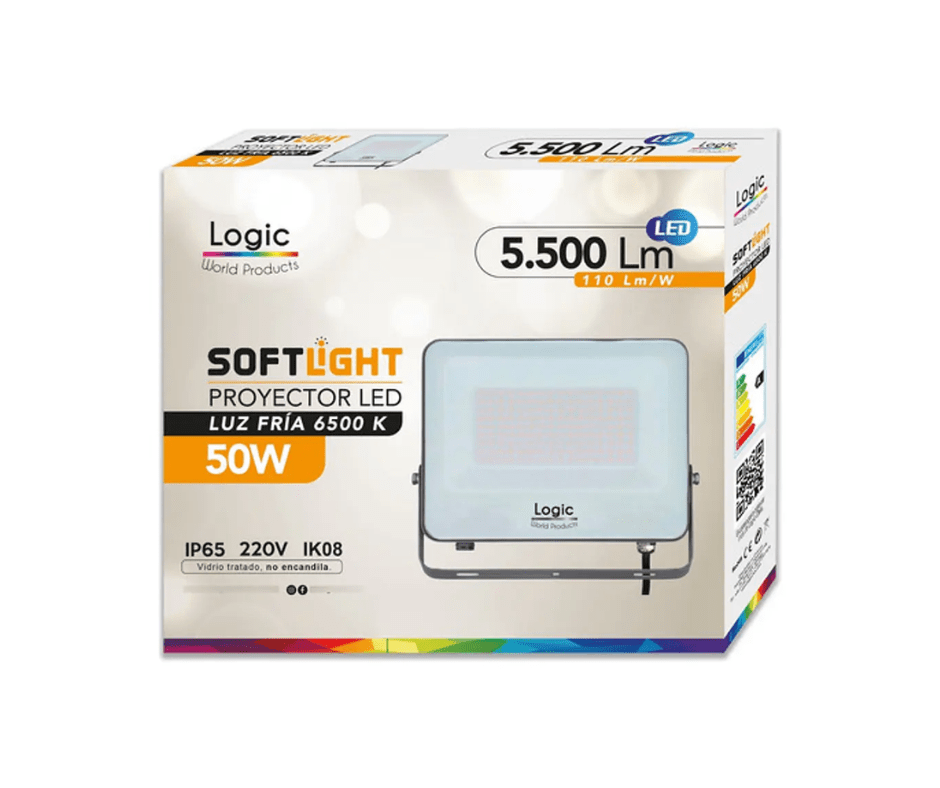 Foco Proyector LED Logic Soft Light 50W Luz Fria 175186