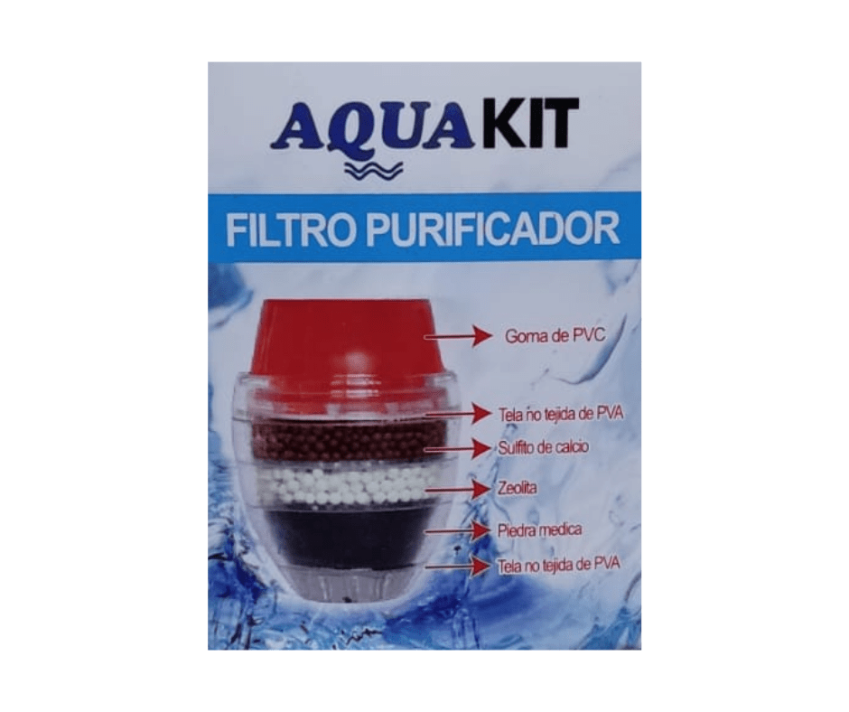 Filtro Purificador Aquakit Para Llave Carbon FILPAG