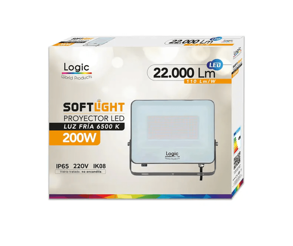 Foco Proyector LED Logic Soft Light 200W Luz Fria 175189