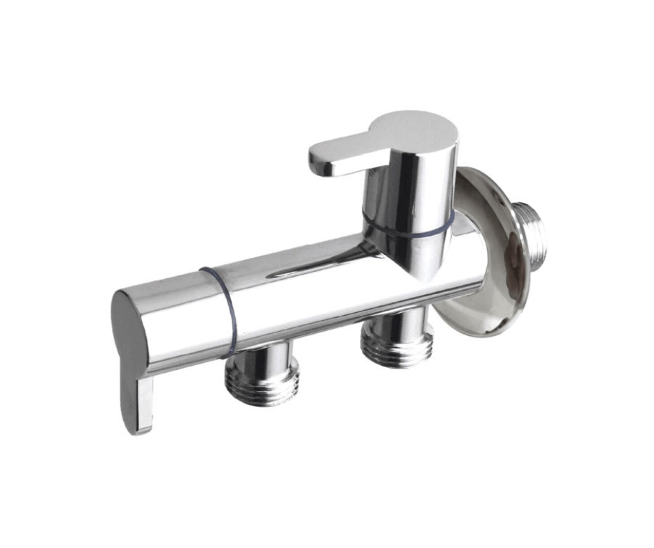 Llave Angular 1/2 Aquakit 2 Salidas 1/2 LANG2S