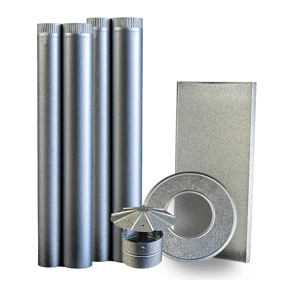 Kit Para Instalacion Cocina A Leña De 6″